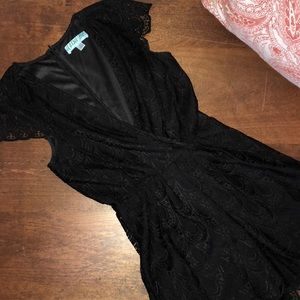 Black Lace Romper